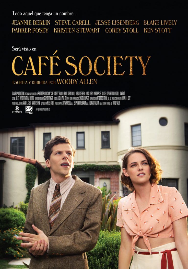 Crítica de Café Society de Woody Allen, con Jesse Eisenberg y Kristen Stewart.
