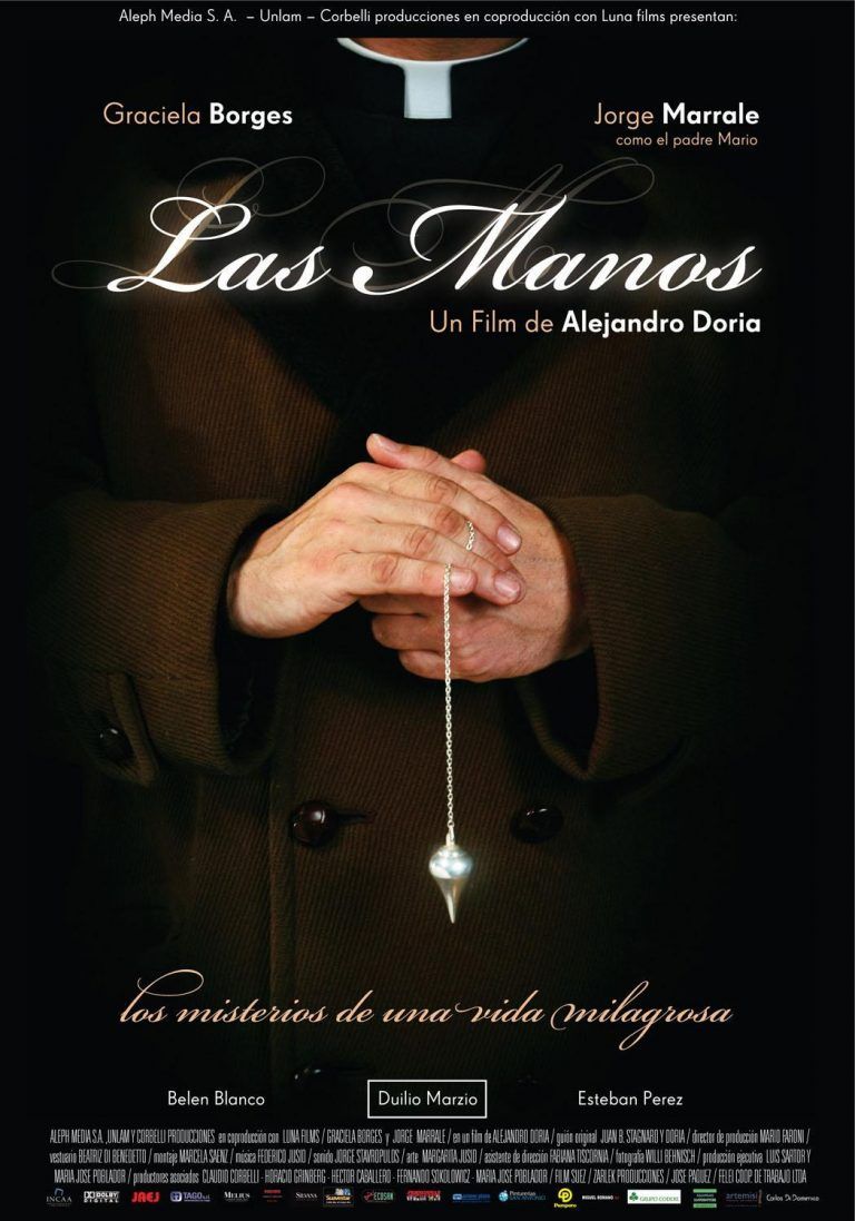 Las manos película argentina de Alejandro Doria, sobre el Padre Mario, con Jorge Marrale y Graciela Borges.