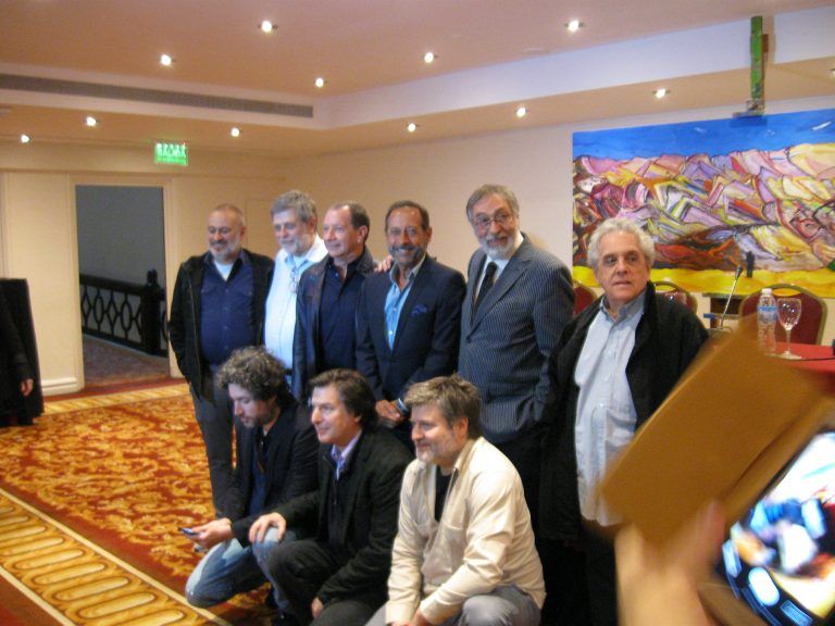 Francella y Brandoni presentes en el anuncio de inicio de rodaje de Mi Obra Maestra, la nueva película de Duprat y Cohn