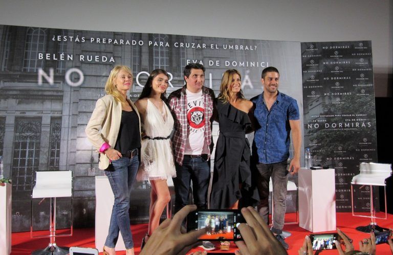 Conferencia de prensa de No dormirás, con Belén Rueda, Eva de Dominici, Eugenia Tobal, Juan Guilera y el director Gustavo Hernández