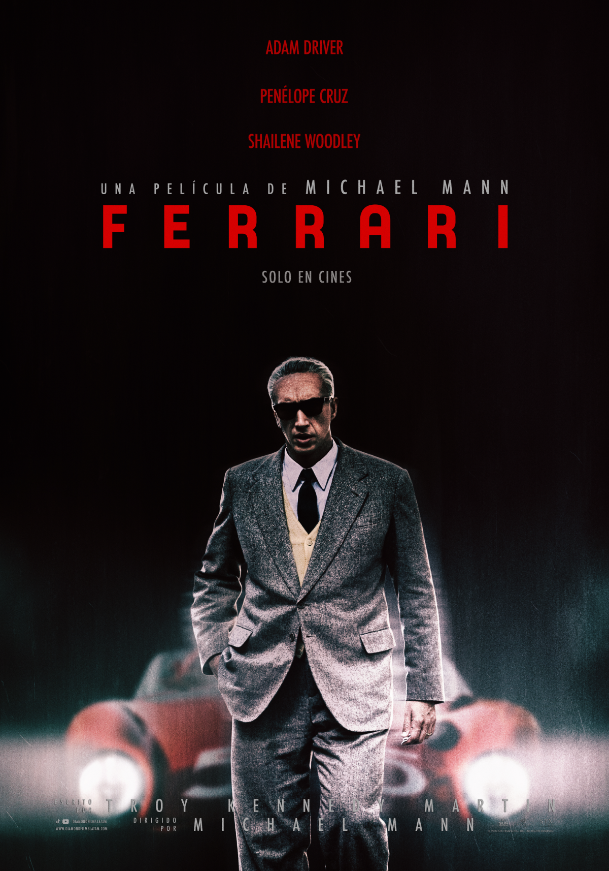 poster de la pelicula ferrari