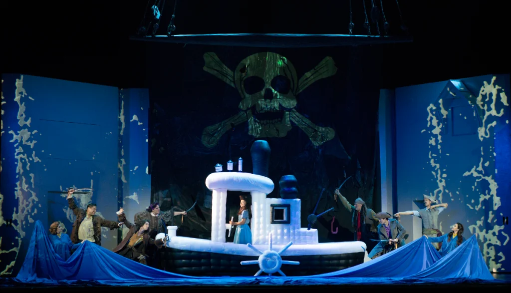 uno de los cuadros musicales de la obra disney la caja mágica