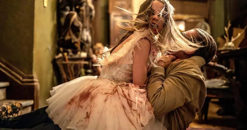 escena de la pelicula de terror abigail