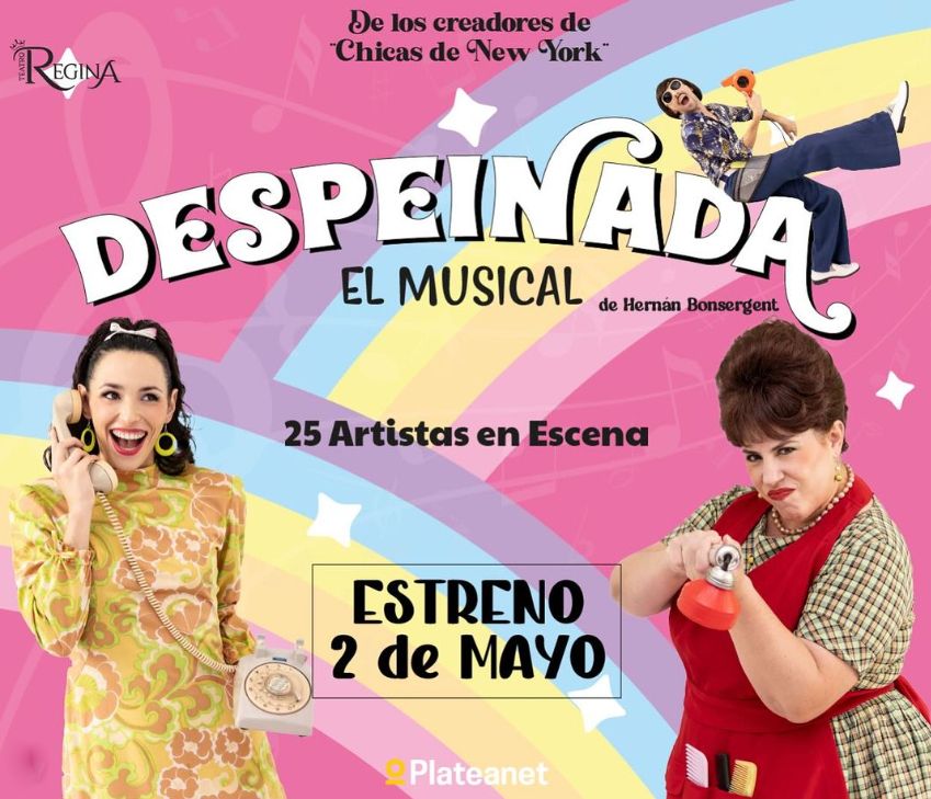 poster de la obra de teatro Despeinada