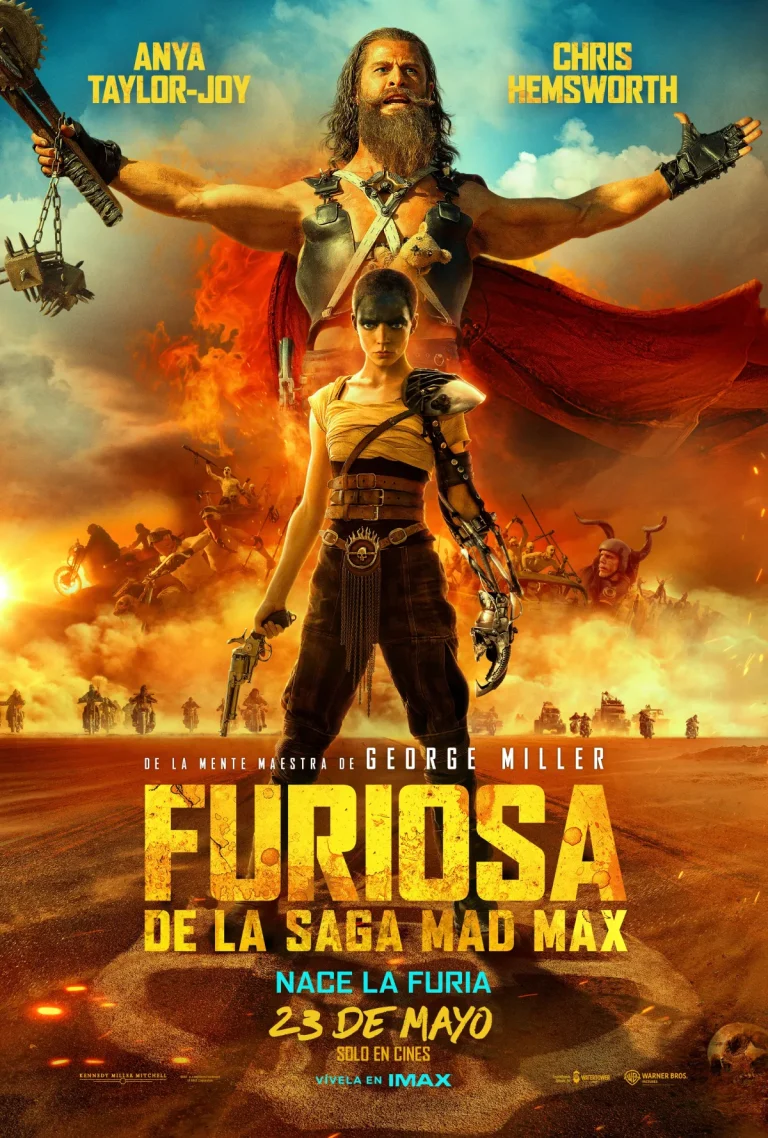 poster de la película furiosa de la saga mad max