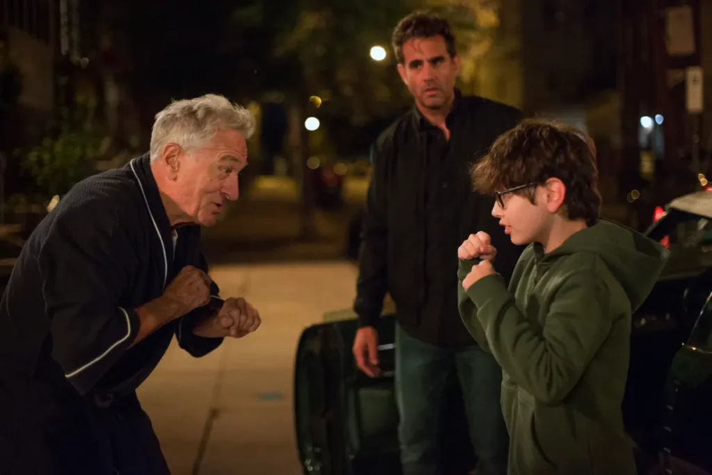 escena de la película siempre juntos, con Bobby Cannavale y Robert de Niro