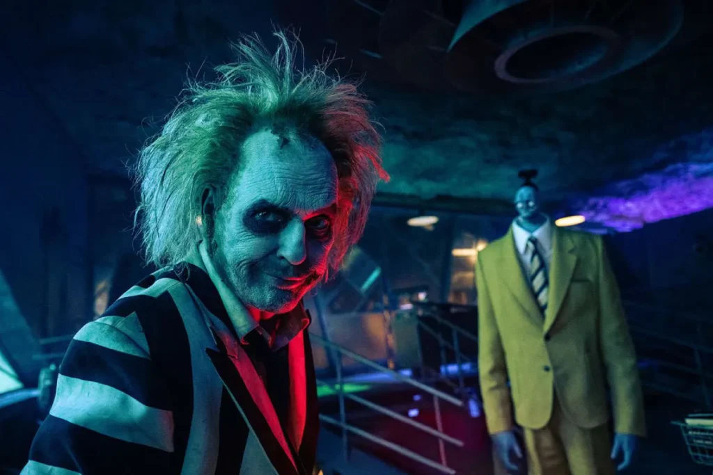 michael keaton en Beetlejuice Beetlejuice