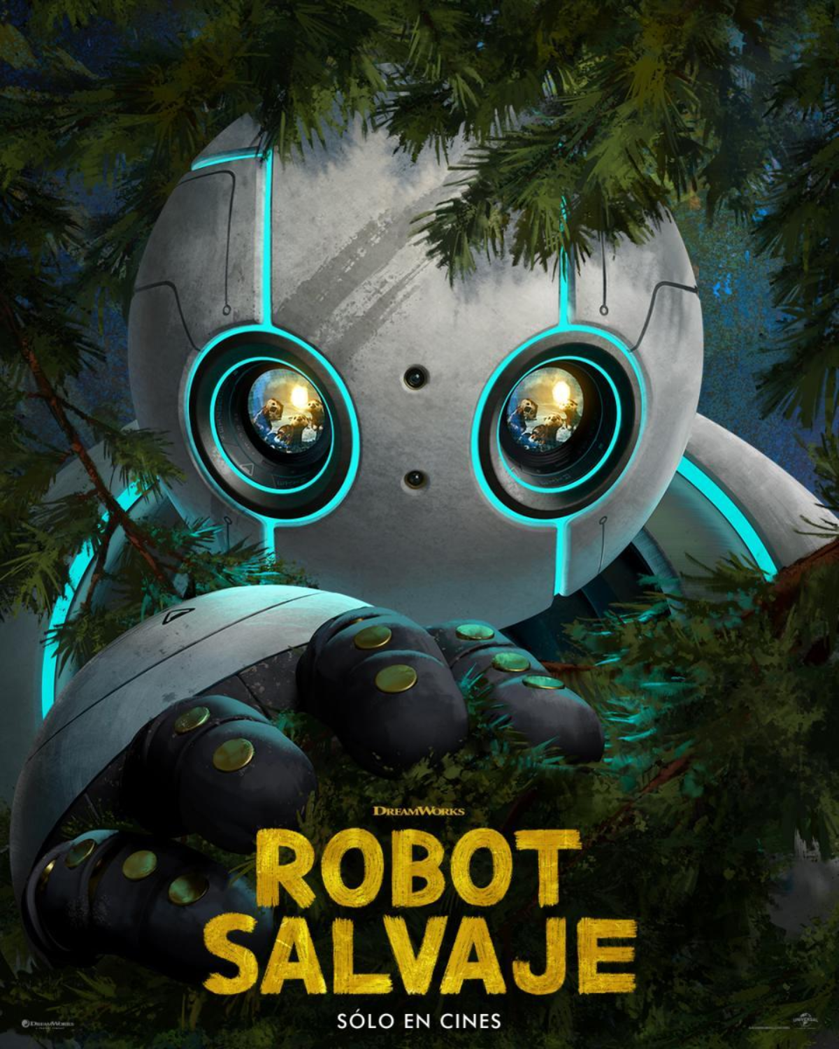 poster de la película animada robot salvaje