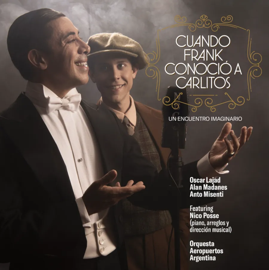 poster de la obra de teatro cuando frank conoció a carlitos