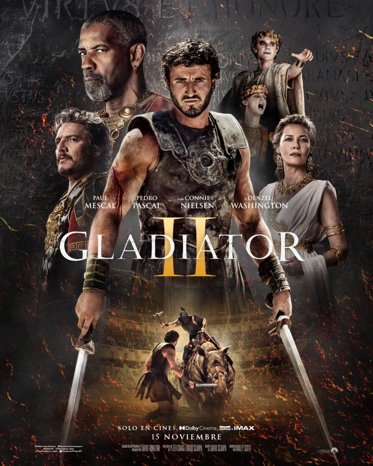 poster de la película gladiador 2