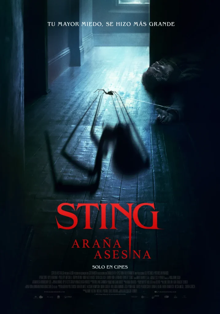 poster de la película sting araña asesina