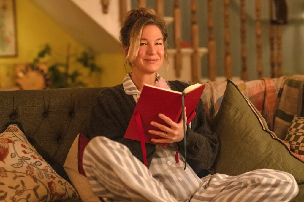 en en una escena de bridget jones loca por el