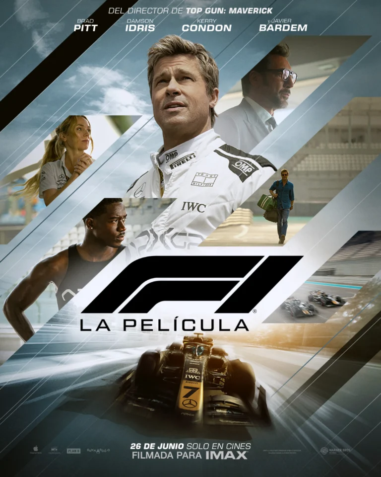 poster de la pelicula F1 con Brad Pitt