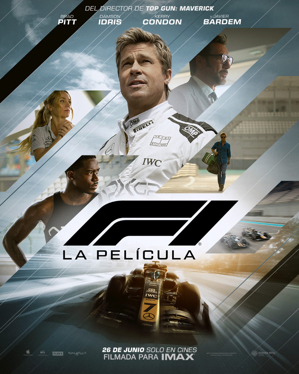 poster de la pelicula F1 con Brad Pitt