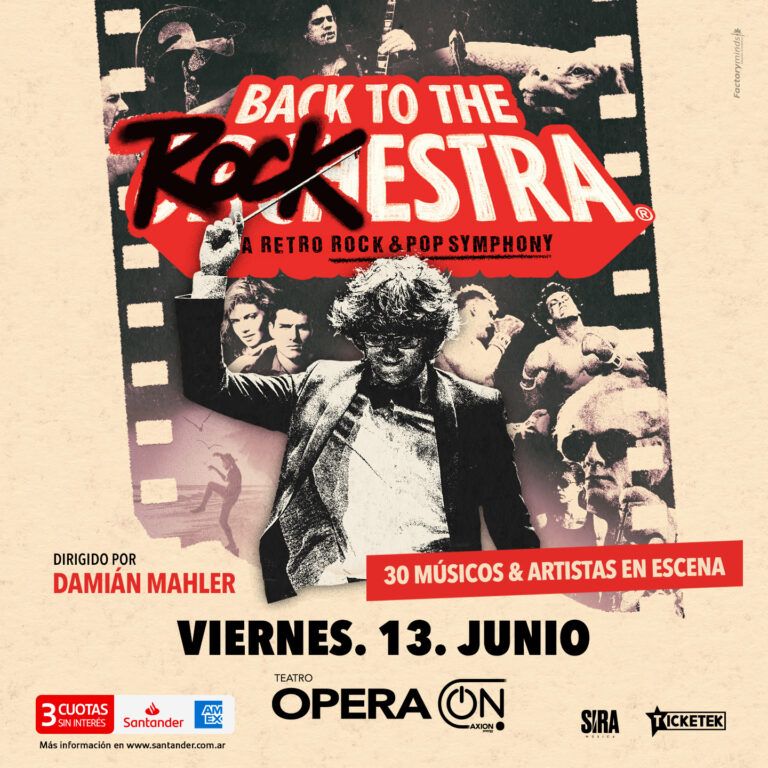 poster del espectaculo back to the rockestra
