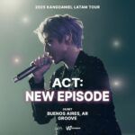 poster promocional del concierto de kang daniel en buenos aires argentina