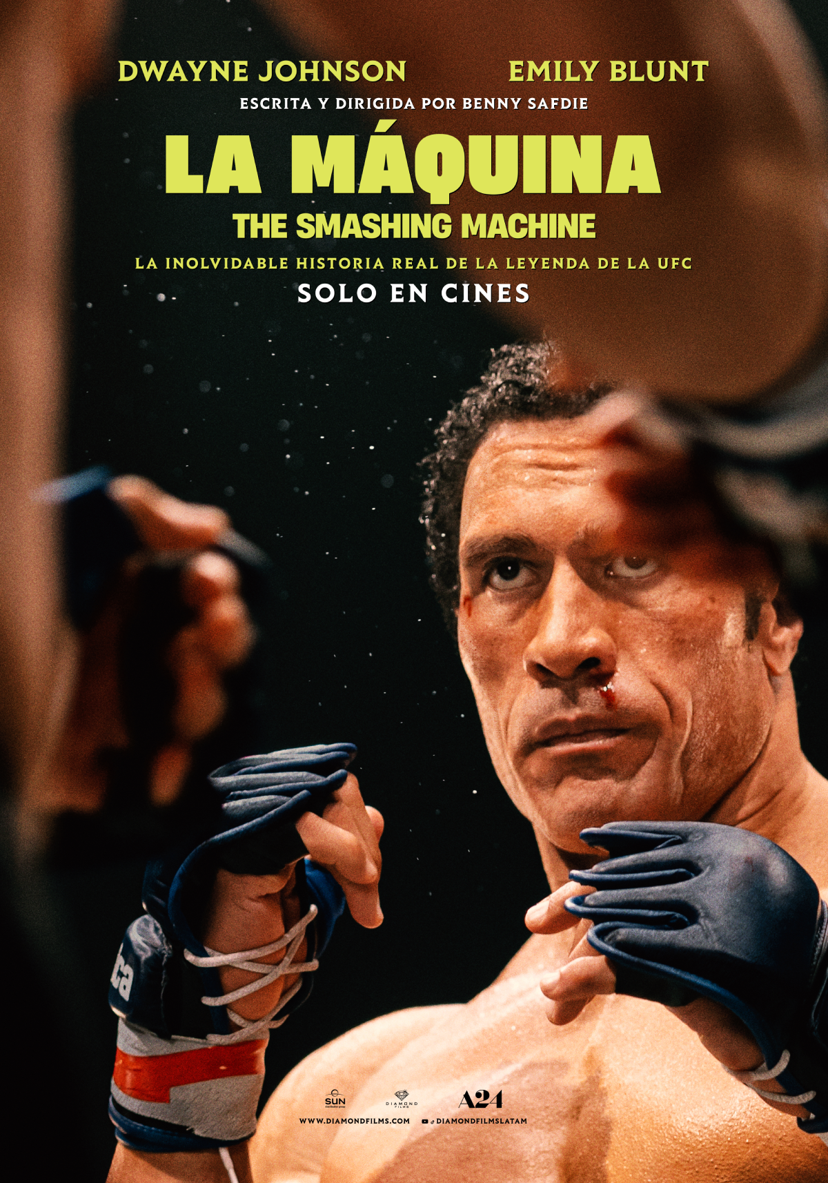 poster de la película la maquina con the rock