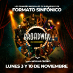 poster del show broadway en concierto