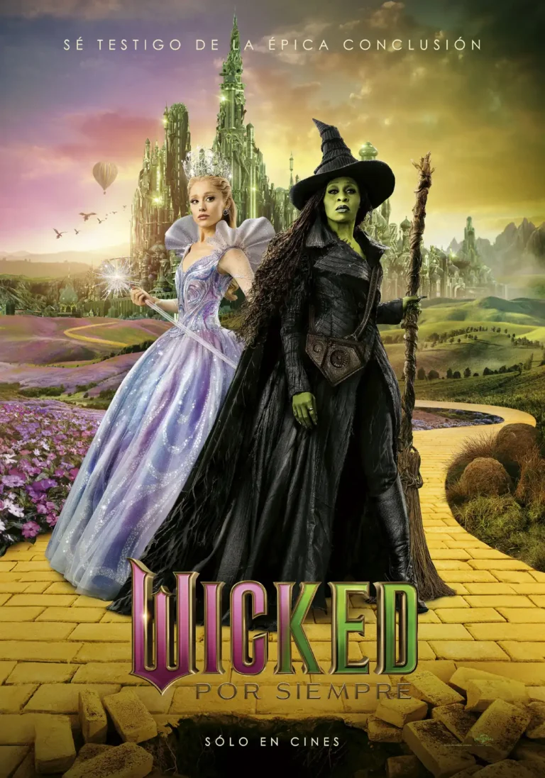 poster de la película wicked para siempre