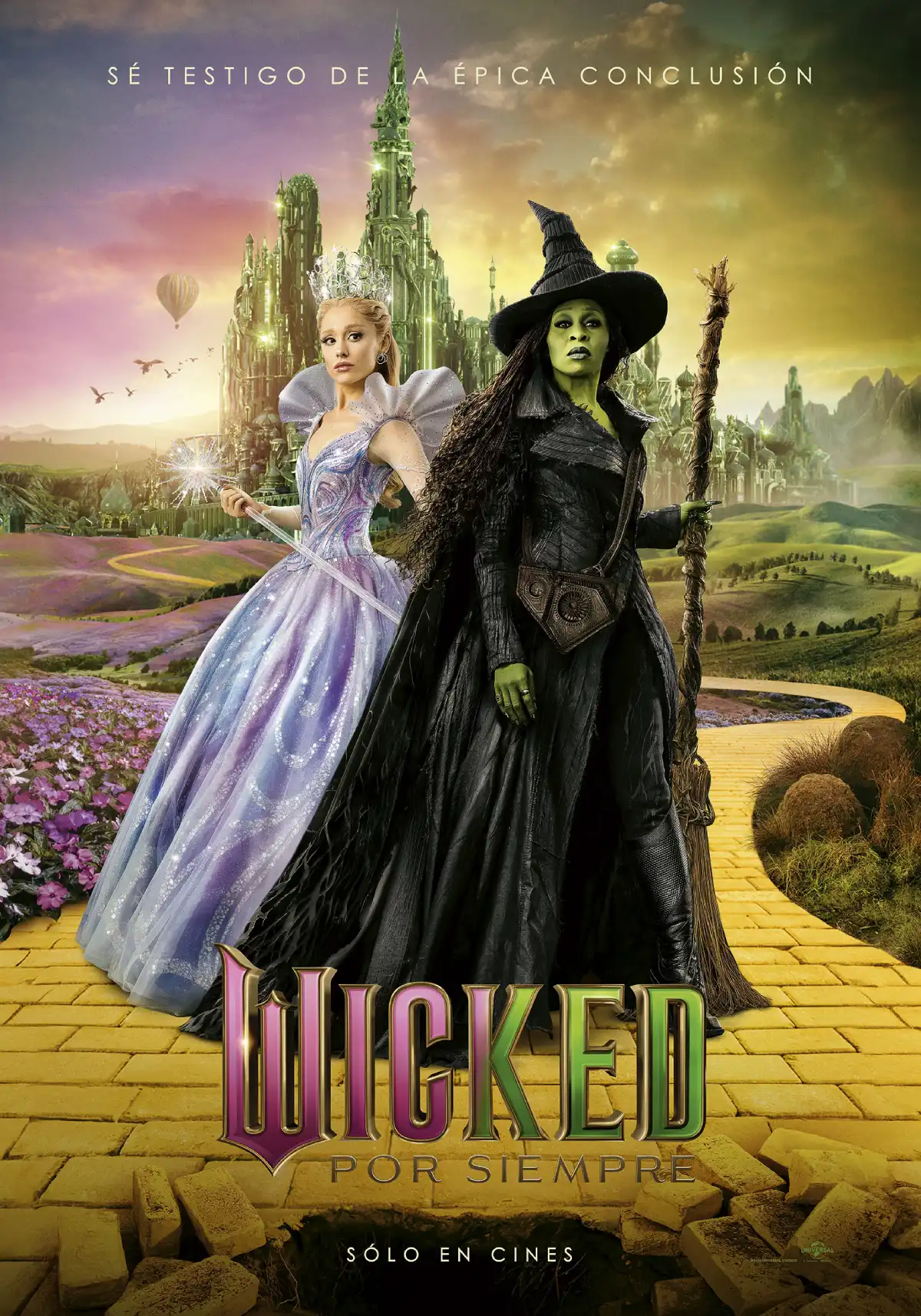 poster de la película wicked para siempre