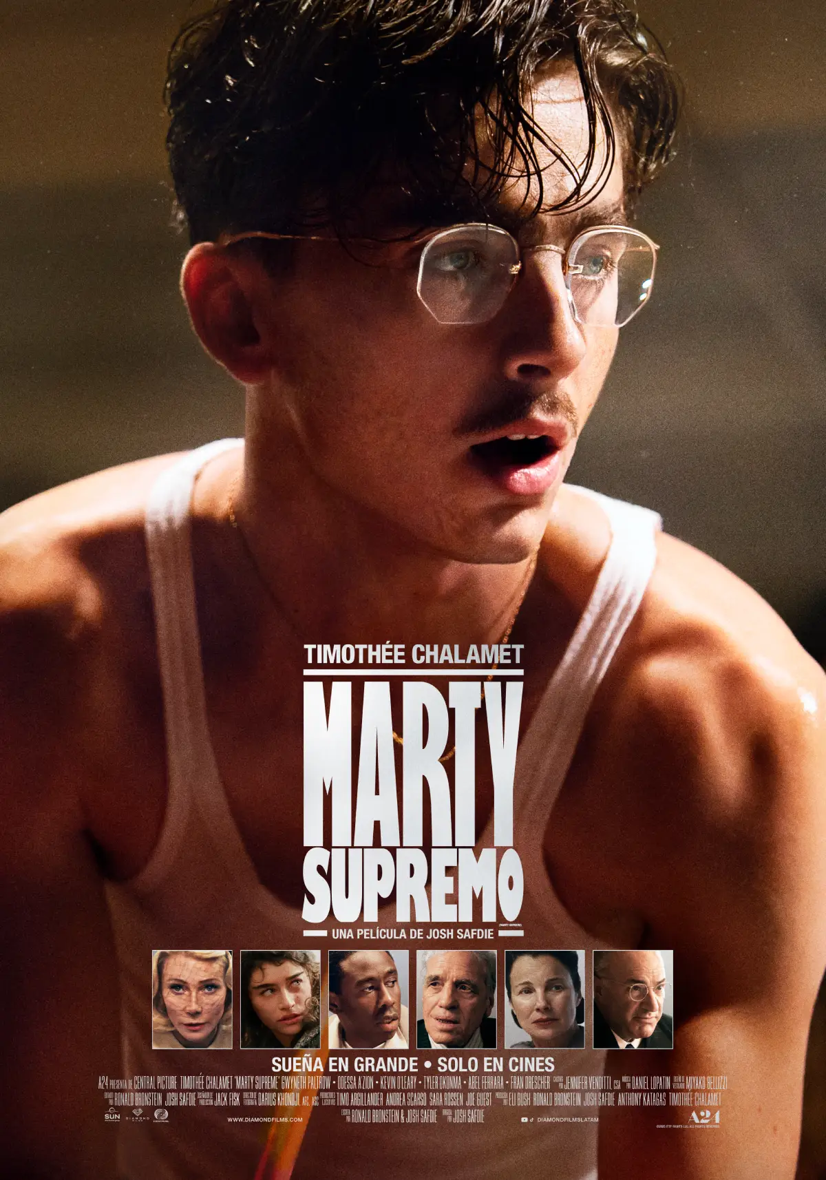poster de la pelicula marty supremo