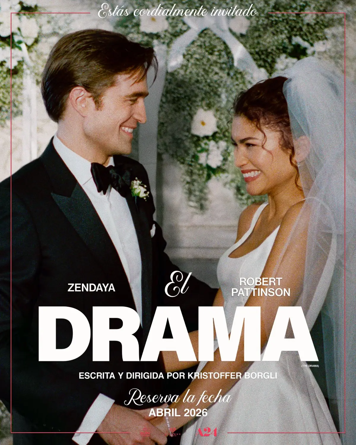 poster de la pelicula el drama con zendaya y robert pattinson