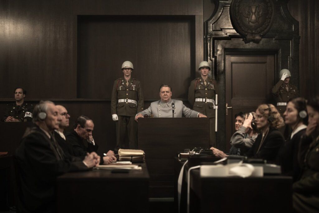 Russell Crowe en una escena de la película Nuremberg: el juicio del siglo