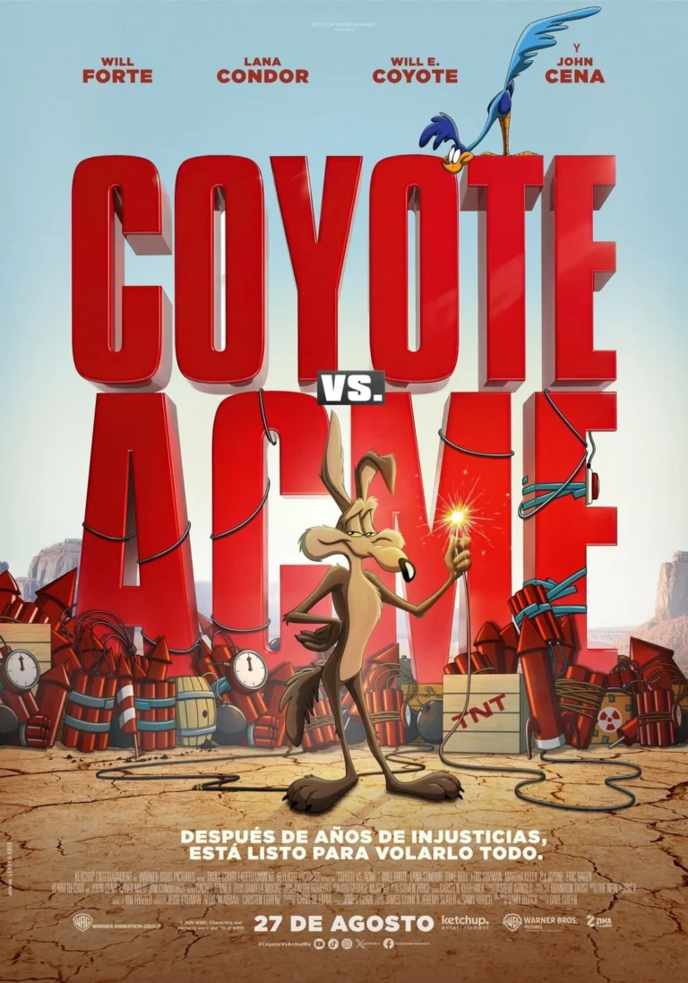 poster de la película coyote vs Acme